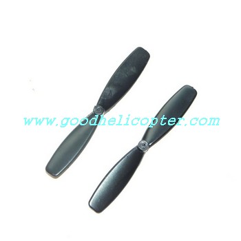 slh-6047 6-axis fly scorpion parts upper + lower main blades (black color)
